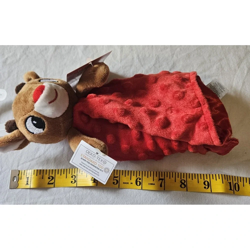Rudolph Red Nosed Reindeer My First Rudolph Security‎ Blanket Lovey 10